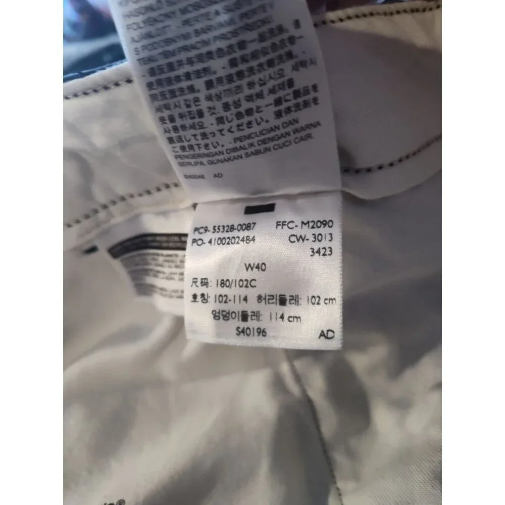 Levis Strauss Men Shorts 40 Black‎ 100% Cotton Chino Casual Outdoor CW-3013